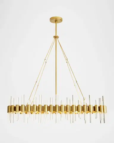 Arteriors Haskell Oval Chandelier | Thumbnail 2 Arteriors Haskell Oval Chandelier | Thumbnail 2