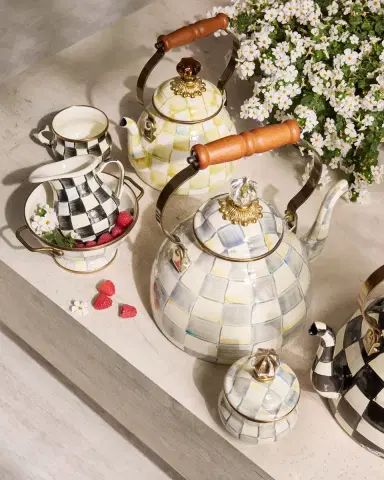 MacKenzie-Childs Royal Check Creamer | Thumbnail 1 MacKenzie-Childs Royal Check Creamer | Thumbnail 1