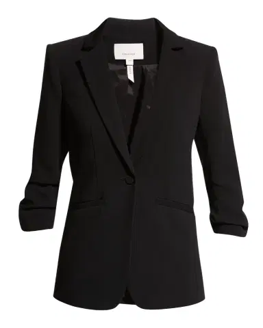 Cinq a Sept Khloe Crepe 3/4-Sleeve Blazer | Thumbnail 1 Cinq a Sept Khloe Crepe 3/4-Sleeve Blazer | Thumbnail 1