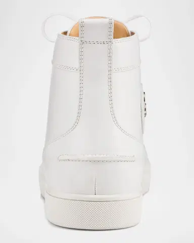 Christian Louboutin Men's Louis Leather High-Top Sneakers | Thumbnail 3 Christian Louboutin Men's Louis Leather High-Top Sneakers | Thumbnail 3
