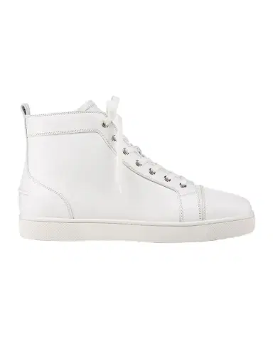 Christian Louboutin Men's Louis Leather High-Top Sneakers | Thumbnail 1 Christian Louboutin Men's Louis Leather High-Top Sneakers | Thumbnail 1