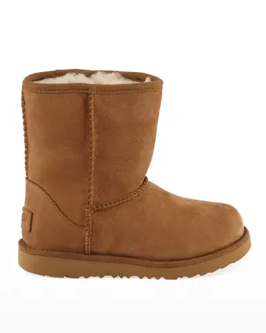 UGG Classic Short II Suede Boots, Kids | Thumbnail 2 UGG Classic Short II Suede Boots, Kids | Thumbnail 2