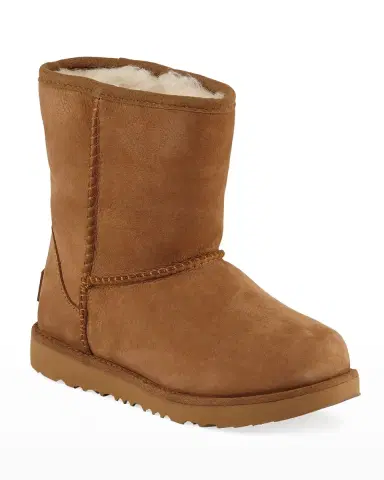 UGG Classic Short II Suede Boots, Kids | Thumbnail 1 UGG Classic Short II Suede Boots, Kids | Thumbnail 1