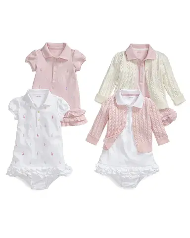 Polo Ralph Lauren Logo Embroidery Ruffle Hem Polo Dress With Bloomers | Thumbnail 4 Polo Ralph Lauren Logo Embroidery Ruffle Hem Polo Dress With Bloomers | Thumbnail 4