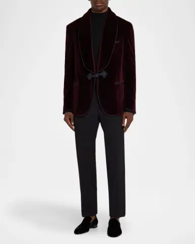 Christian Louboutin Men's Dandelion Velvet Loafers | Thumbnail 3 Christian Louboutin Men's Dandelion Velvet Loafers | Thumbnail 3