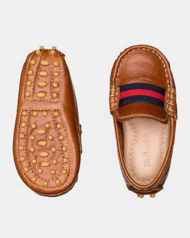 Elephantito Boys ' Leather Club Loafer, Baby | Thumbnail 2 Elephantito Boys ' Leather Club Loafer, Baby | Thumbnail 2