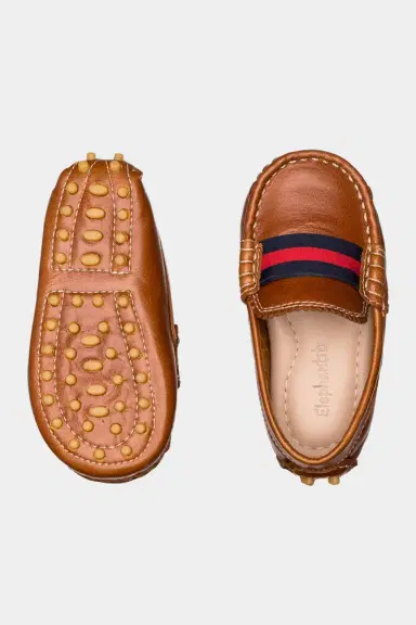Elephantito Boys ' Leather Club Loafer, Baby | Thumbnail 4 Elephantito Boys ' Leather Club Loafer, Baby | Thumbnail 4