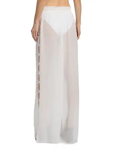 Ramy Brook Women's Athena Lace Wide-Leg Cover-Up Pants - White - Size XL | Thumbnail 5 Ramy Brook Women's Athena Lace Wide-Leg Cover-Up Pants - White - Size XL | Thumbnail 5