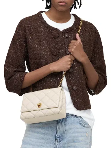 Marc Jacobs Women's The Slim Dual Quilted Convertible Shoulder Bag | Thumbnail 2 Marc Jacobs Women's The Slim Dual Quilted Convertible Shoulder Bag | Thumbnail 2