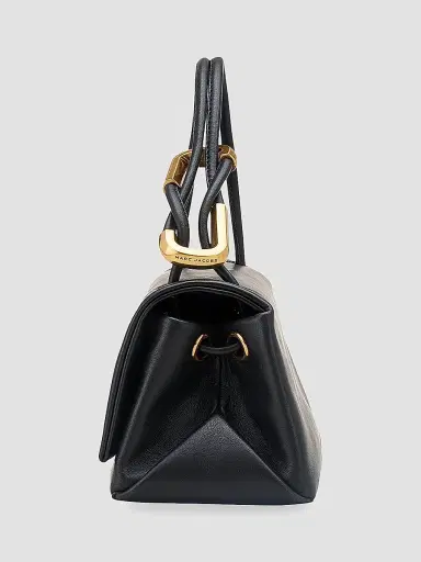 Marc Jacobs Women's The Mini Dual Leather Top Handle Bag - Black | Thumbnail 5 Marc Jacobs Women's The Mini Dual Leather Top Handle Bag - Black | Thumbnail 5