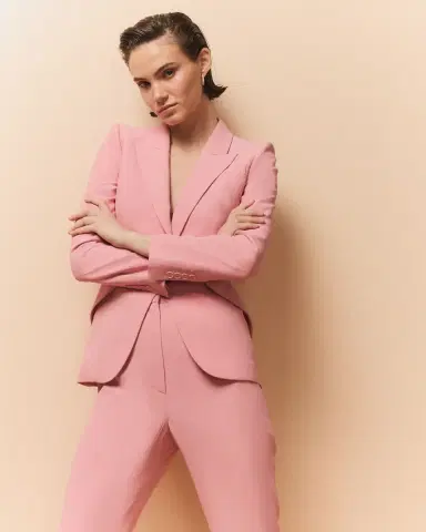 Alexander McQueen Classic Single-Breasted Suiting Blazer | Thumbnail 4 Alexander McQueen Classic Single-Breasted Suiting Blazer | Thumbnail 4