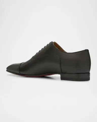 Christian Louboutin Greggo Men's Lace-Up Leather Dress Shoes | Thumbnail 4 Christian Louboutin Greggo Men's Lace-Up Leather Dress Shoes | Thumbnail 4
