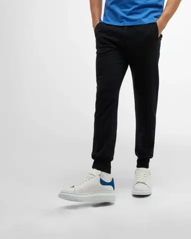 Alexander McQueen Men's Leather & Suede Oversized Sneakers | Thumbnail 2 Alexander McQueen Men's Leather & Suede Oversized Sneakers | Thumbnail 2