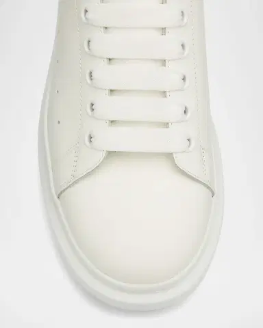 Alexander McQueen Men's Leather & Suede Oversized Sneakers | Thumbnail 6 Alexander McQueen Men's Leather & Suede Oversized Sneakers | Thumbnail 6