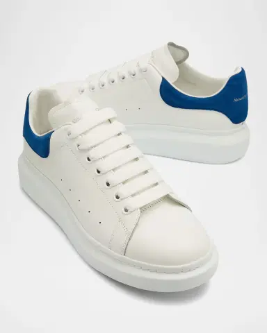 Alexander McQueen Men's Leather & Suede Oversized Sneakers | Thumbnail 8 Alexander McQueen Men's Leather & Suede Oversized Sneakers | Thumbnail 8