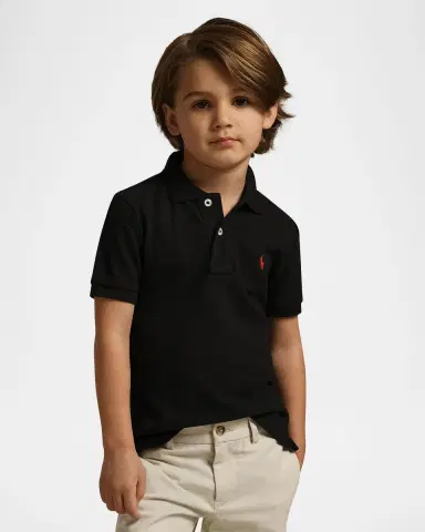 Ralph Lauren Childrenswear Boy 's Short-Sleeve Logo Embroidery Polo Shirt | Thumbnail 3 Ralph Lauren Childrenswear Boy 's Short-Sleeve Logo Embroidery Polo Shirt | Thumbnail 3