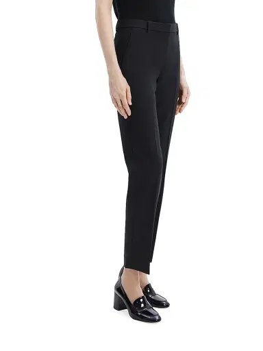 Theory Women's Treeca Classic Slim-Fit Trousers - Black | Thumbnail 4 Theory Women's Treeca Classic Slim-Fit Trousers - Black | Thumbnail 4