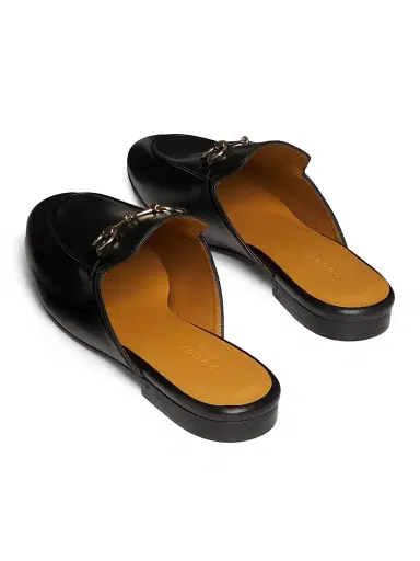 Gucci Women's Betis Leather Mules - Black - Size 12 | Thumbnail 3 Gucci Women's Betis Leather Mules - Black - Size 12 | Thumbnail 3