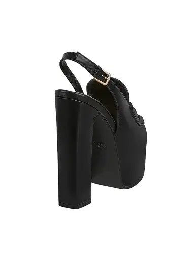 Gucci Women's Horsebit Loafer 145MM Platform Slingback Pumps - Black | Thumbnail 3 Gucci Women's Horsebit Loafer 145MM Platform Slingback Pumps - Black | Thumbnail 3
