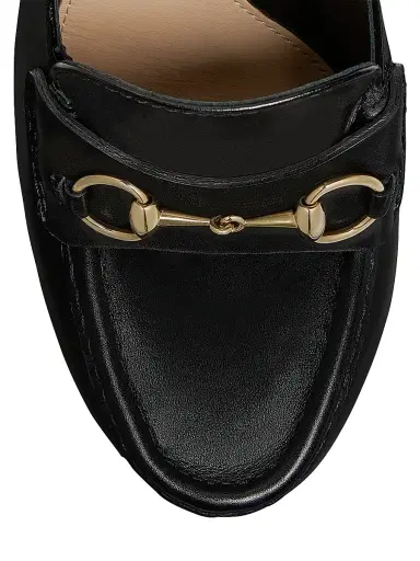 Gucci Women's Horsebit Loafer 145MM Platform Slingback Pumps - Black | Thumbnail 5 Gucci Women's Horsebit Loafer 145MM Platform Slingback Pumps - Black | Thumbnail 5