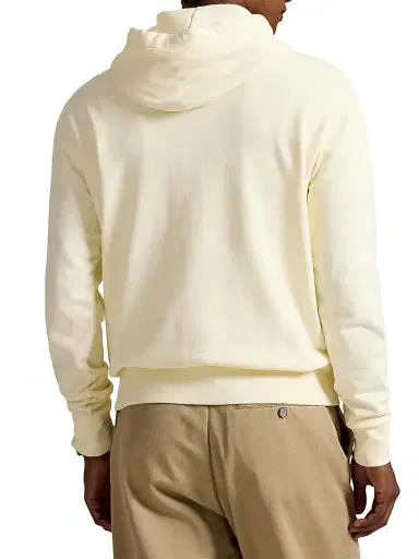 Polo Ralph Lauren Men's Logo Embroidered Cotton Terry Hoodie | Thumbnail 4 Polo Ralph Lauren Men's Logo Embroidered Cotton Terry Hoodie | Thumbnail 4