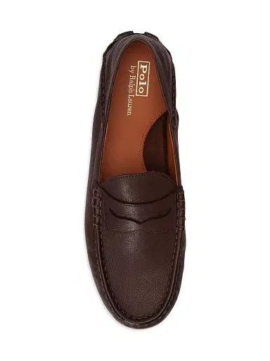 Polo Ralph Lauren Men's Anders Leather Driving Loafers - Dark Brown - Size 9.5 | Thumbnail 4 Polo Ralph Lauren Men's Anders Leather Driving Loafers - Dark Brown - Size 9.5 | Thumbnail 4