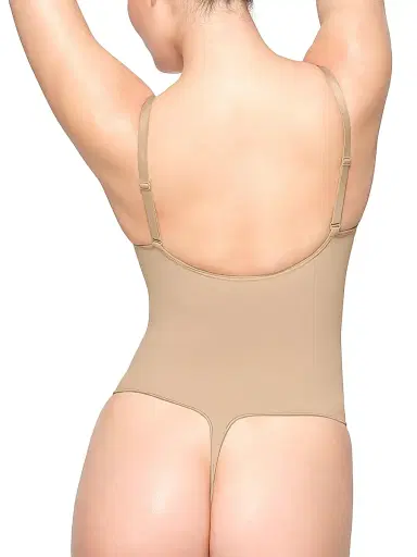 Skims Women's Seamless Sculpt Thong Bodysuit | Thumbnail 4 Skims Women's Seamless Sculpt Thong Bodysuit | Thumbnail 4