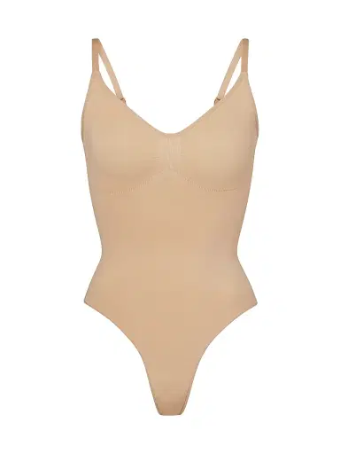 Skims Women's Seamless Sculpt Thong Bodysuit | Thumbnail 1 Skims Women's Seamless Sculpt Thong Bodysuit | Thumbnail 1