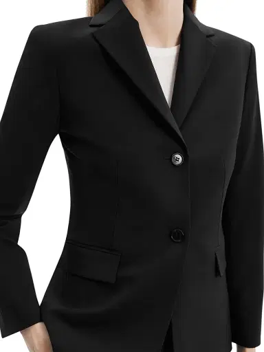 Theory Women's Slim-Fit Wool Blazer - Black | Thumbnail 6 Theory Women's Slim-Fit Wool Blazer - Black | Thumbnail 6