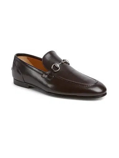 Gucci Men's Jordaan Horsebit Leather Loafers - Dark Brown - Size 7 | Thumbnail 2 Gucci Men's Jordaan Horsebit Leather Loafers - Dark Brown - Size 7 | Thumbnail 2