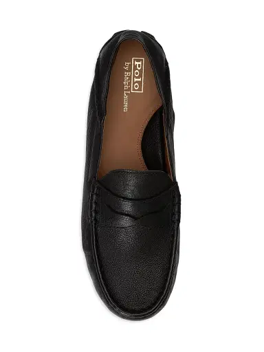 Polo Ralph Lauren Men's Anders Leather Driving Loafers - Black - Size 9 | Thumbnail 4 Polo Ralph Lauren Men's Anders Leather Driving Loafers - Black - Size 9 | Thumbnail 4