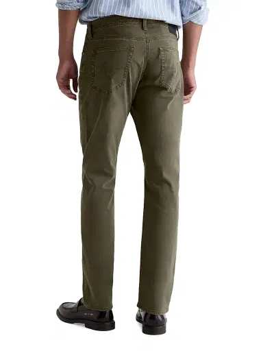 AG Jeans Men's Everett Twill Slim-Straight Pants - Sulfur Fern Springs | Thumbnail 6 AG Jeans Men's Everett Twill Slim-Straight Pants - Sulfur Fern Springs | Thumbnail 6