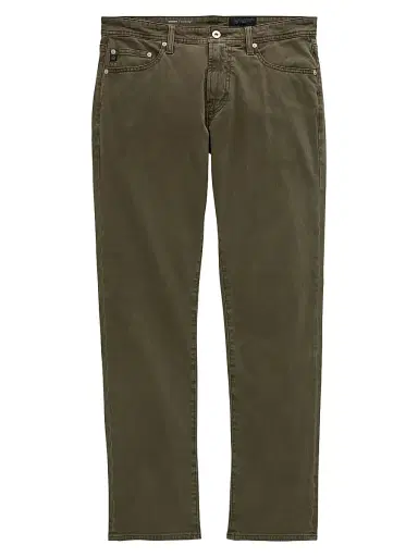 AG Jeans Men's Everett Twill Slim-Straight Pants - Sulfur Fern Springs | Thumbnail 1 AG Jeans Men's Everett Twill Slim-Straight Pants - Sulfur Fern Springs | Thumbnail 1