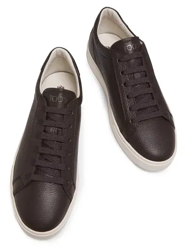 Tod's Men's Moccassino Gomma Leather Sneakers - Caffe | Thumbnail 4 Tod's Men's Moccassino Gomma Leather Sneakers - Caffe | Thumbnail 4