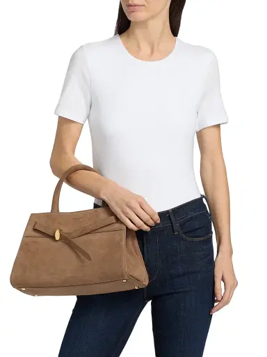 Veronica Beard Women's Benedict Slim-Fit T-Shirt - White - Size Large | Thumbnail 3 Veronica Beard Women's Benedict Slim-Fit T-Shirt - White - Size Large | Thumbnail 3