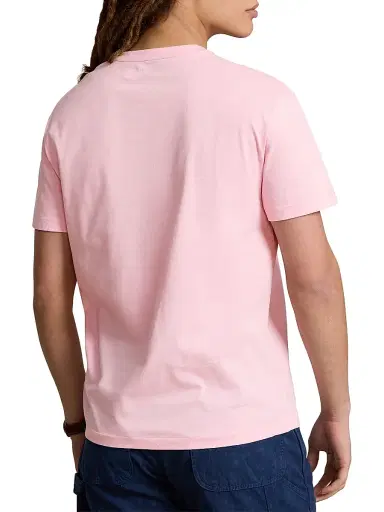 Polo Ralph Lauren Men's Logo Cotton T-Shirt - Garden Pink | Thumbnail 4 Polo Ralph Lauren Men's Logo Cotton T-Shirt - Garden Pink | Thumbnail 4