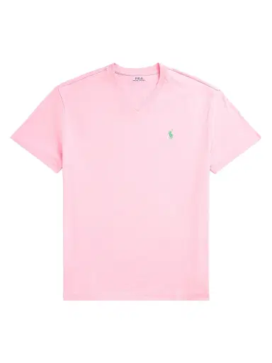 Polo Ralph Lauren Men's Logo Cotton T-Shirt - Garden Pink | Thumbnail 1 Polo Ralph Lauren Men's Logo Cotton T-Shirt - Garden Pink | Thumbnail 1