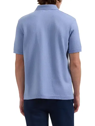 Bugatchi Men's Button-Front Cotton Sweater - Air Blue | Thumbnail 4 Bugatchi Men's Button-Front Cotton Sweater - Air Blue | Thumbnail 4