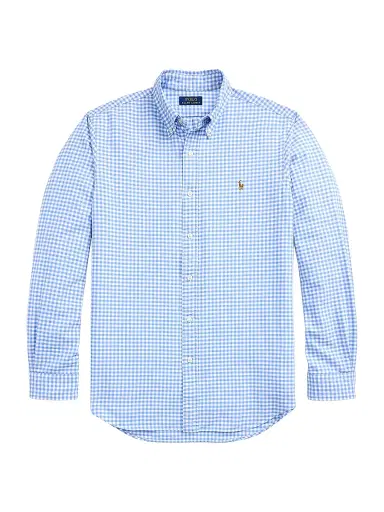 Polo Ralph Lauren Men's Logo-Embroidered Gingham Cotton Oxford Shirt | Thumbnail 1 Polo Ralph Lauren Men's Logo-Embroidered Gingham Cotton Oxford Shirt | Thumbnail 1