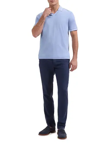 Bugatchi Men's Johnny Collar Polo Shirt | Thumbnail 2 Bugatchi Men's Johnny Collar Polo Shirt | Thumbnail 2