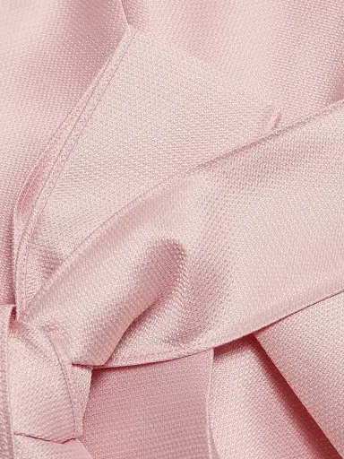 Teri Jon by Rickie Freeman Women's Tie-Waist Faille Knee-Length Shirtdress - Blush | Thumbnail 7 Teri Jon by Rickie Freeman Women's Tie-Waist Faille Knee-Length Shirtdress - Blush | Thumbnail 7
