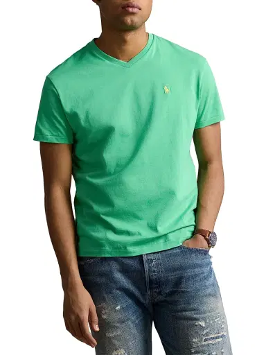 Polo Ralph Lauren Men's Logo Cotton T-Shirt - Classic Kelly | Thumbnail 3 Polo Ralph Lauren Men's Logo Cotton T-Shirt - Classic Kelly | Thumbnail 3