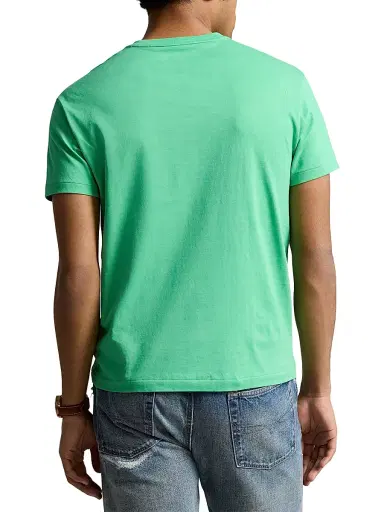 Polo Ralph Lauren Men's Logo Cotton T-Shirt - Classic Kelly | Thumbnail 4 Polo Ralph Lauren Men's Logo Cotton T-Shirt - Classic Kelly | Thumbnail 4
