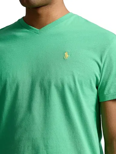 Polo Ralph Lauren Men's Logo Cotton T-Shirt - Classic Kelly | Thumbnail 5 Polo Ralph Lauren Men's Logo Cotton T-Shirt - Classic Kelly | Thumbnail 5