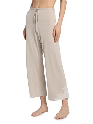 Natori Women's 2-PieceLux Shangrila Pajama Set - Heather Cashmere - Size XL | Thumbnail 4 Natori Women's 2-PieceLux Shangrila Pajama Set - Heather Cashmere - Size XL | Thumbnail 4