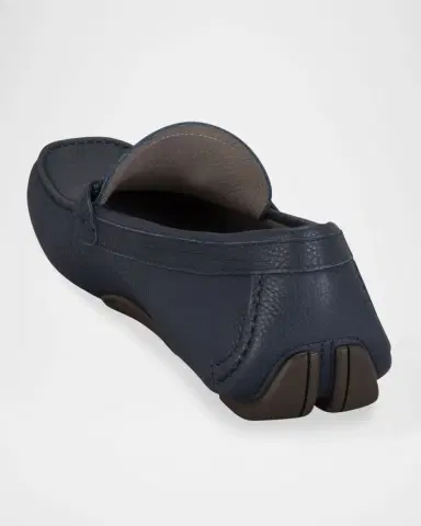 Ferragamo Men 's Front 4 Leather Drivers | Thumbnail 3 Ferragamo Men 's Front 4 Leather Drivers | Thumbnail 3