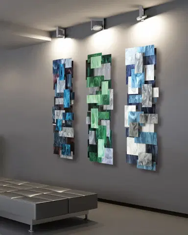 Karo Studios Triptych Wall Sculpture | Thumbnail 2 Karo Studios Triptych Wall Sculpture | Thumbnail 2