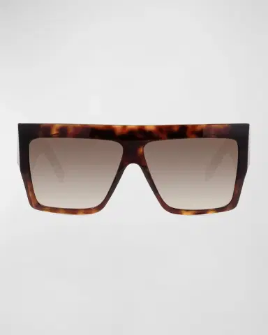 Celine Men's Chunky Rectangle Gradient Havana Sunglasses | Thumbnail 3 Celine Men's Chunky Rectangle Gradient Havana Sunglasses | Thumbnail 3