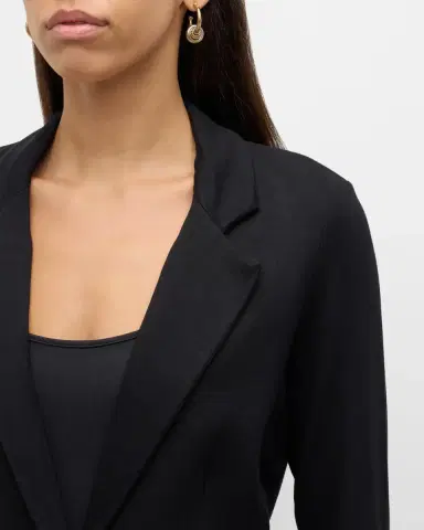 Majestic Filatures French Terry One-Button Blazer | Thumbnail 5 Majestic Filatures French Terry One-Button Blazer | Thumbnail 5