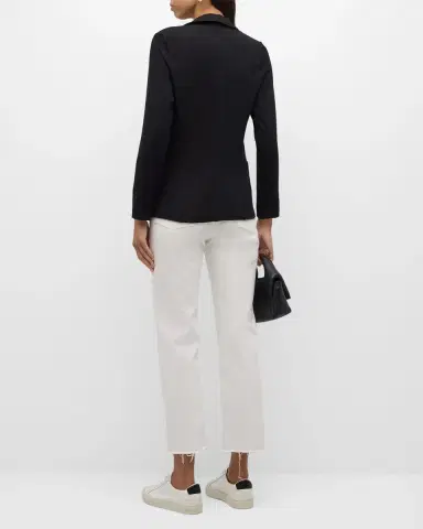 Majestic Filatures French Terry One-Button Blazer | Thumbnail 6 Majestic Filatures French Terry One-Button Blazer | Thumbnail 6